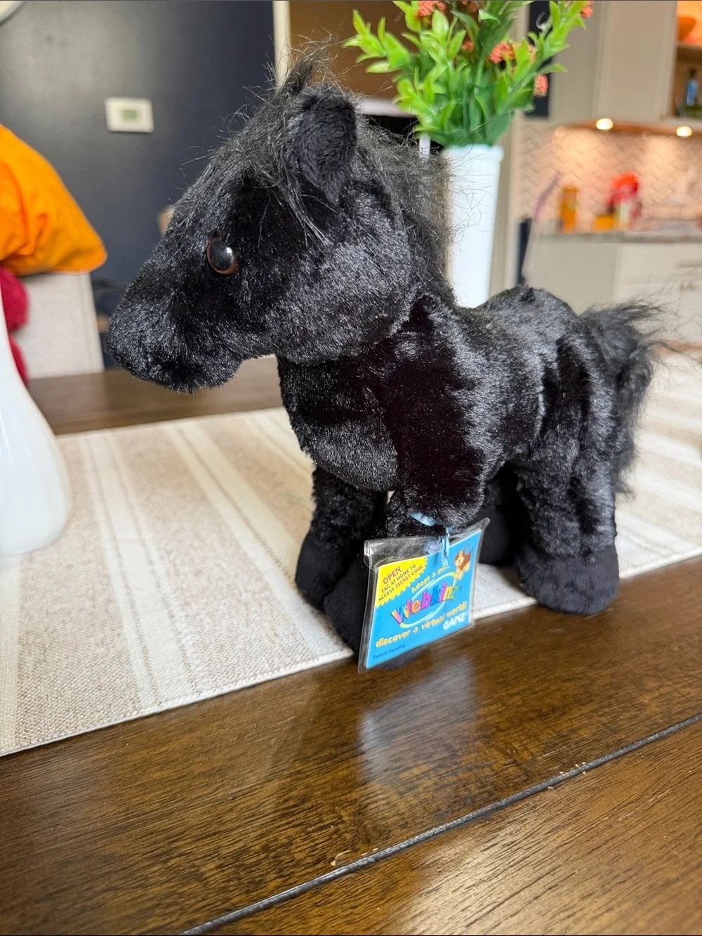 Ganz Webkinz Black Stallion new with tag